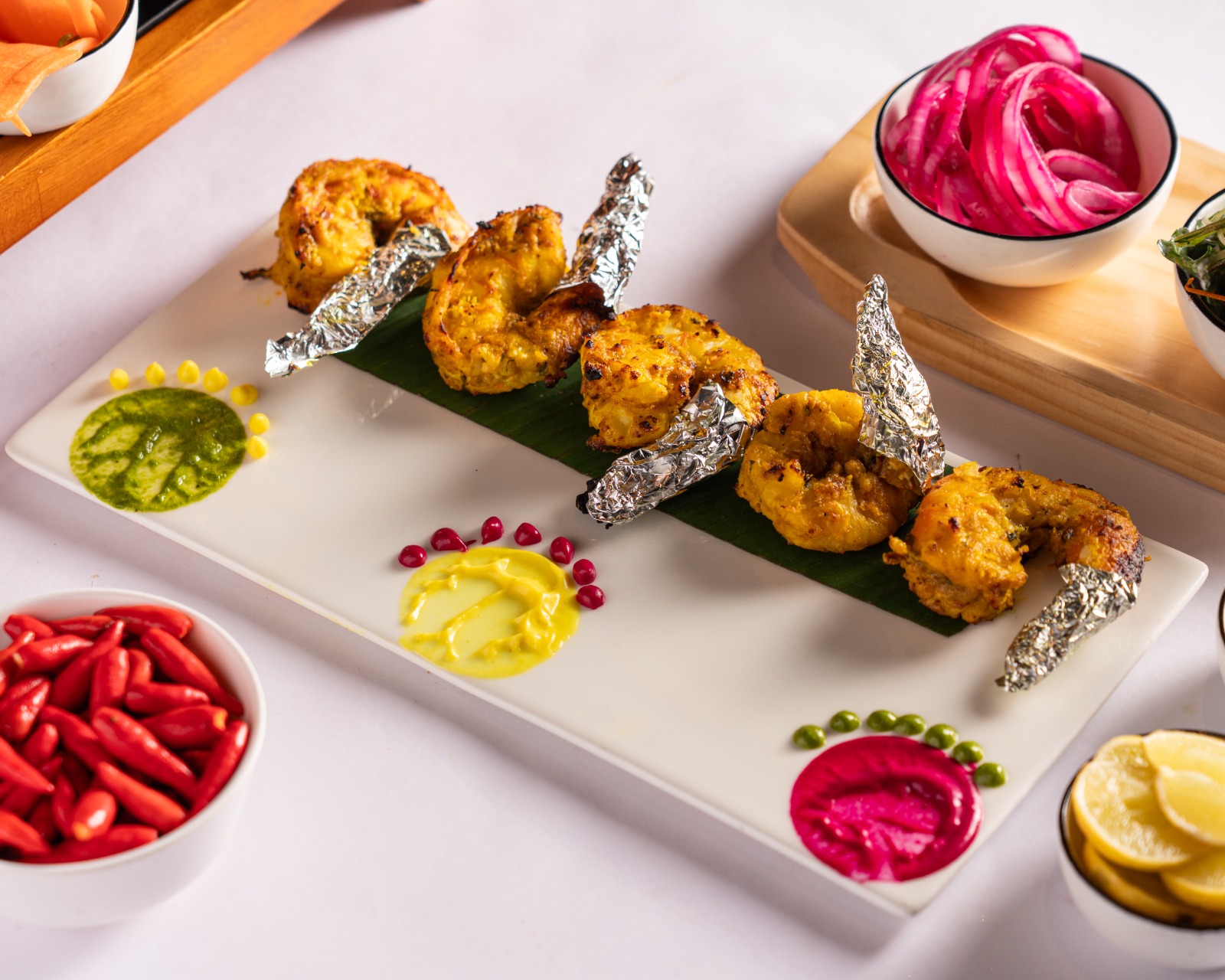 Culinary plating detail